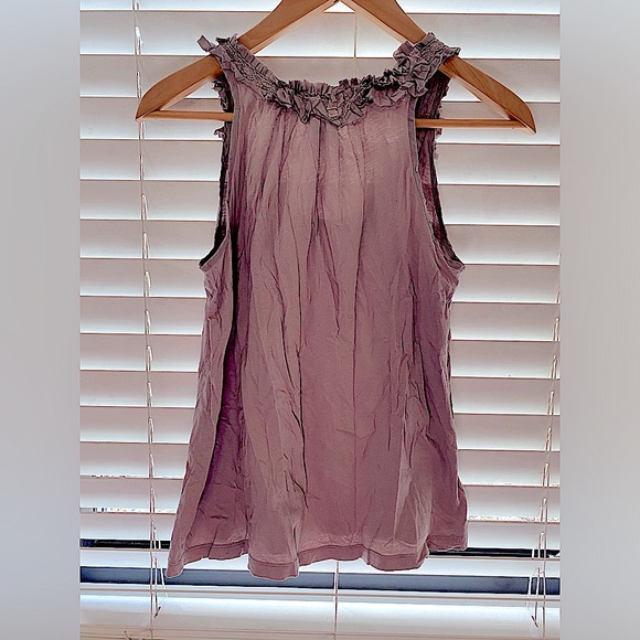 Vintage Anthropologie - Deletta Mauve Embellished Tank - Picture 6 of 6
